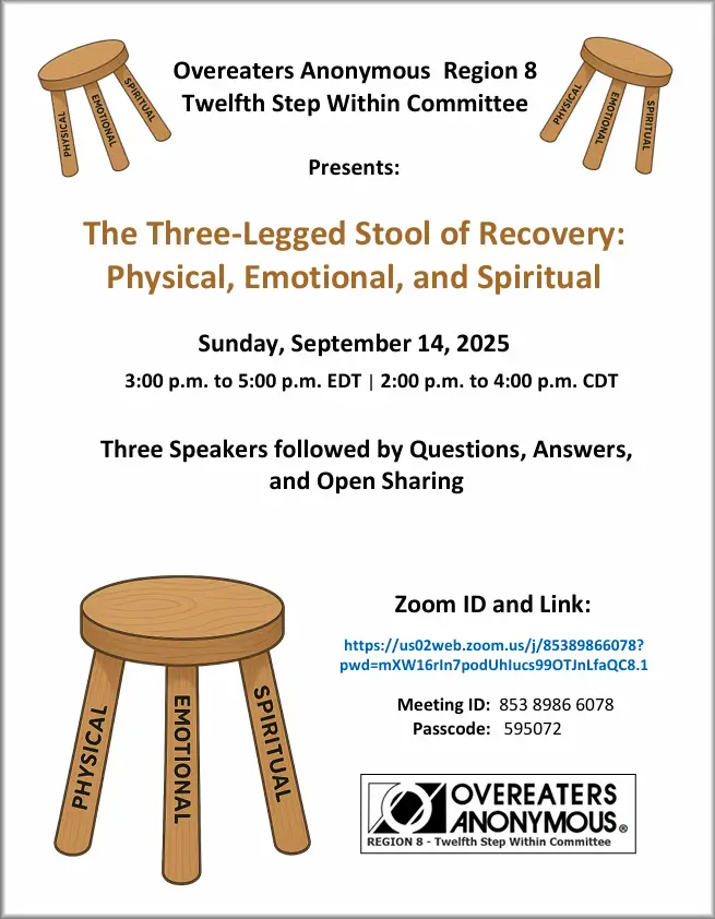 TSWs Three Legged Stool of Recovery