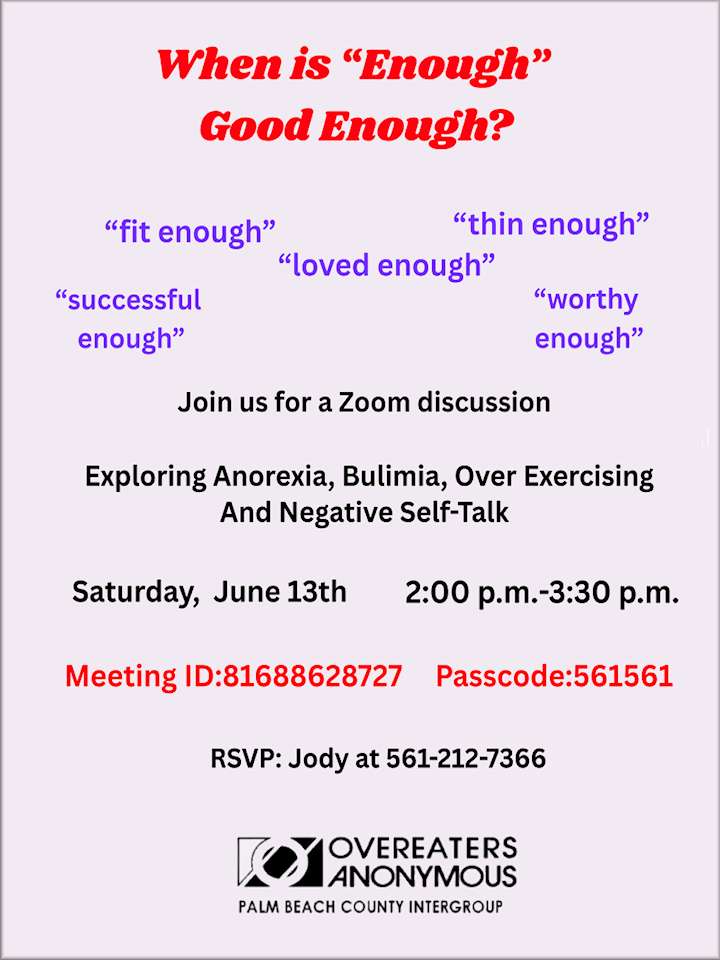 Virtual OA Workshop Flyer
